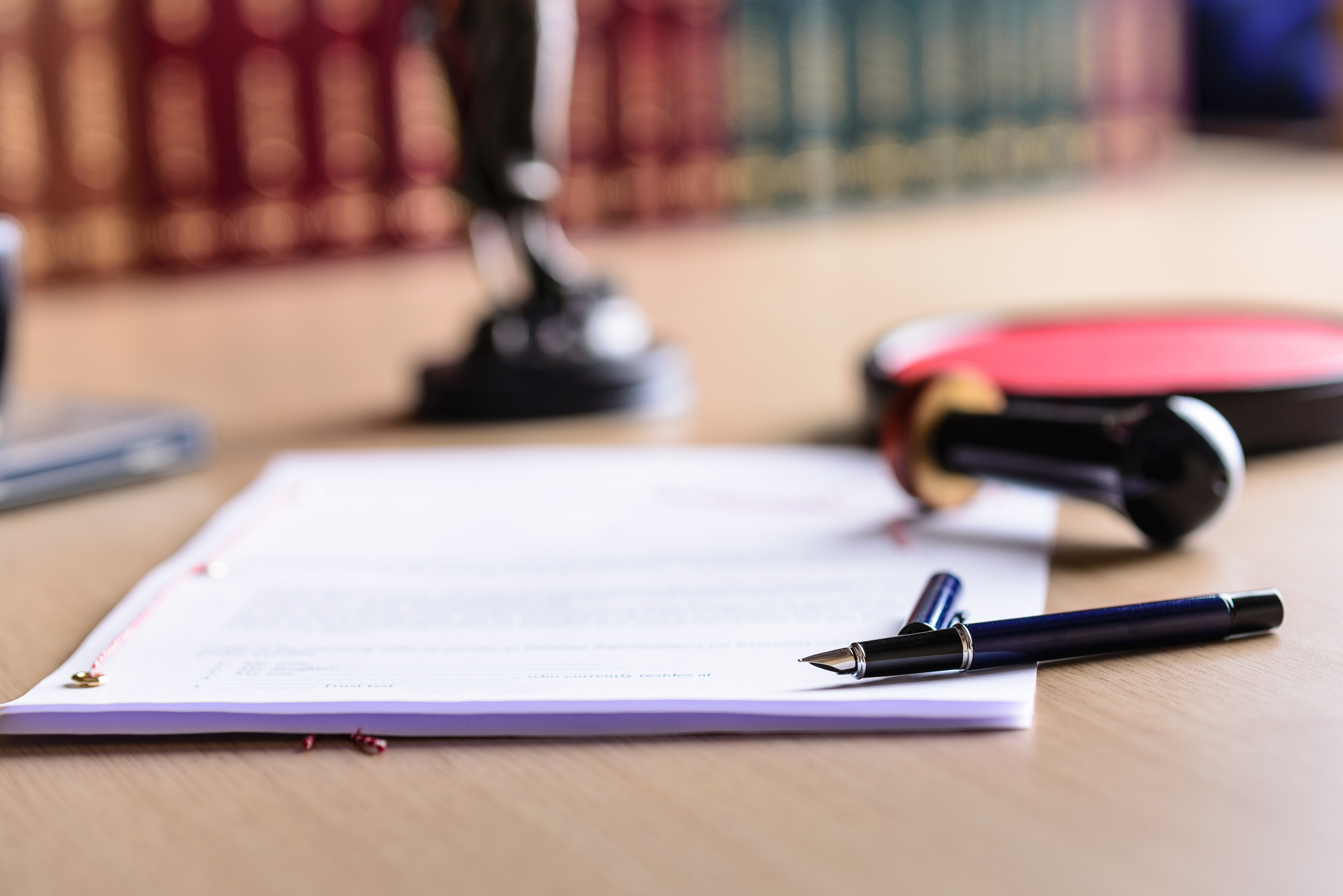 A Notary Public Sign On Desk
